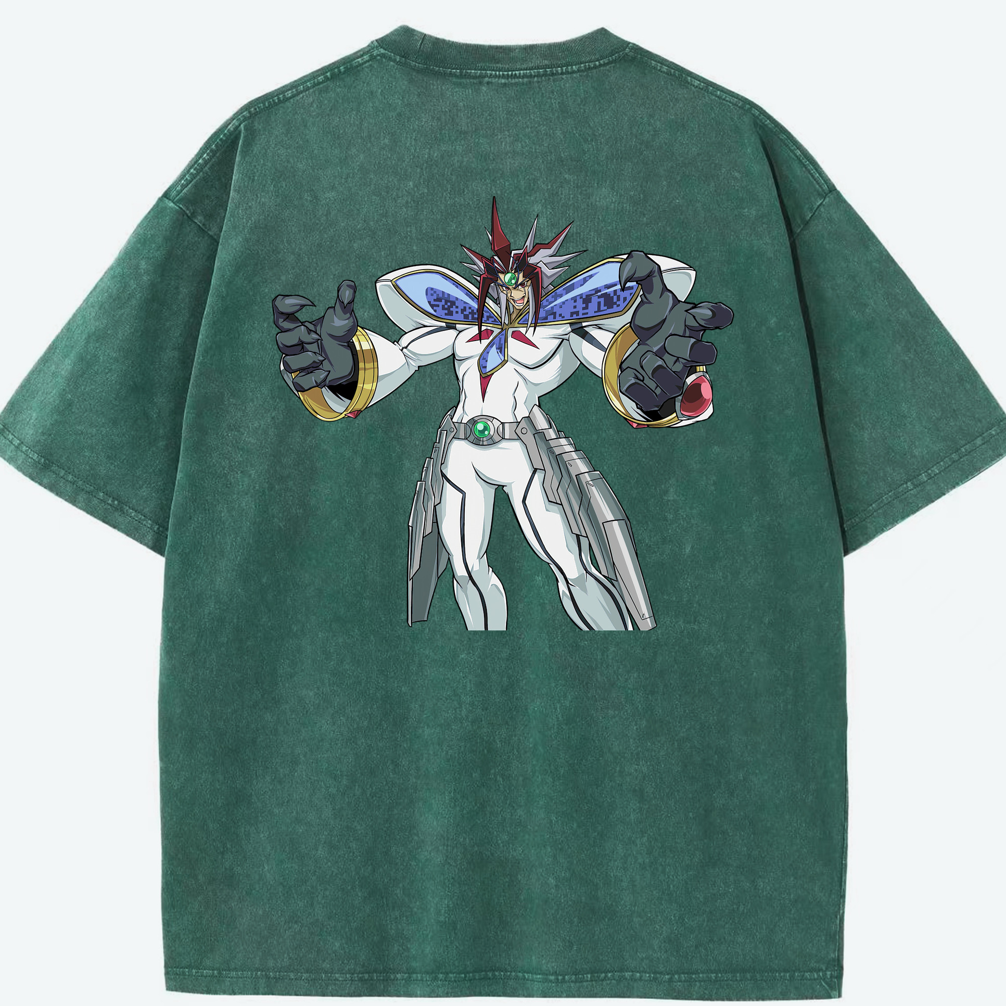 （画像用） 遊☆戯☆王 Yu-Gi-Oh! 綿100% ヴィンテージ風 半袖Tシャツ（背面プリント）